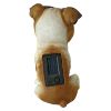 Bright Eyes Solar Bulldog Statue