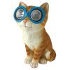 Bright Eyes Solar Cat Garden Statue