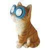 Bright Eyes Solar Cat Garden Statue