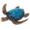 Large Blue Sea Turtle Statue