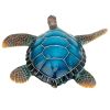 Large Blue Sea Turtle Statue