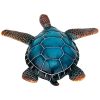 Medium Blue Sea Turtle Statue