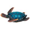 Medium Blue Sea Turtle Statue