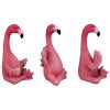 S/3 Yoga Flamingos