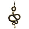 Gold Egyptian Snake Wall Sculpture