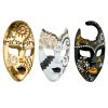 S/3 Modern Mardi Gras Masks