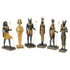 Set/6 Egyptian God Statues