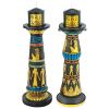 S/2 Temple Of Luxor Candle Holders