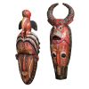 S/ Hornbill & Cape Buffalo Masks