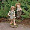 S/ Farmer Frank & Fanny Statues