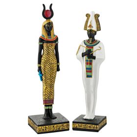 Set Of Osiris & Hathor Statues