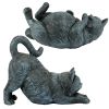 S/2 Playful Cats Statues