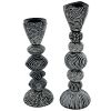 S/2 Tribal Funk Contemporary Candle Holders