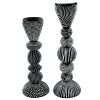 S/2 Tribal Funk Contemporary Candle Holders