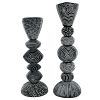 S/2 Tribal Funk Contemporary Candle Holders