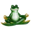 Strike A Pose Yoga Frog Statue