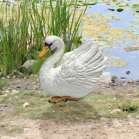 Swan Of The Lake Garden Statue