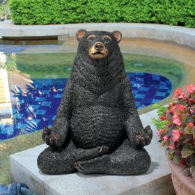 Being One With The Honey Zen Bear Statue