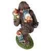 Schlepping Garden Gnomes Bigfoot Statue