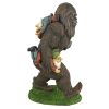 Schlepping Garden Gnomes Bigfoot Statue