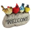 Birdy Welcome Garden Stone Large