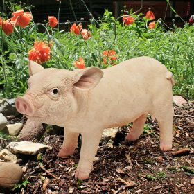 Porker The Piggy Standing Pig Statue