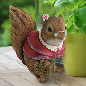 Grandmother Squirrel Statue