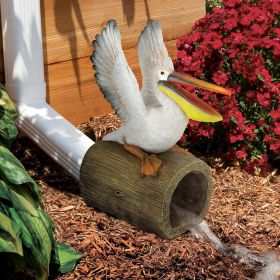 Splash The Pelican Rain Gutter