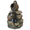 Lataverna Cascading Urns Led Fountain