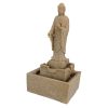 Buddha Fountain Square Base W/ Led