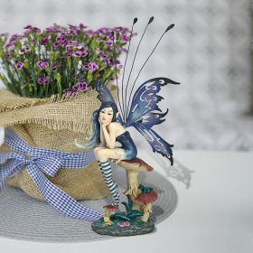 Sapphire Pepperwand Fairy Statue