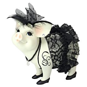 Lace And Lard Madame Pig Statue