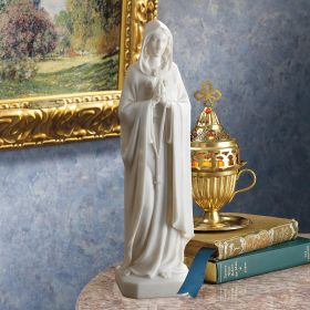 Large Blessed Virgin Mary Bonded Marble