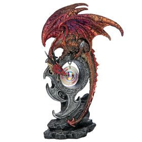 Carnelian The Wind Serpent Dragon Statue