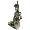 Silver Buddha W/Fabric Leggings