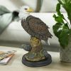 Medium Noble Bald Eagle Statue