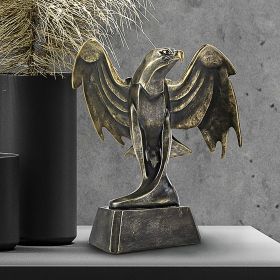 Forging Strength Art Deco Eagle Statue