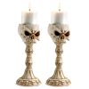 S/2 Skullduggery Candlesticks