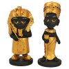 S/2 Mini Egyptian King/Queen Statues