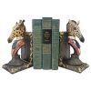 Giraffe & Zebra Bookends