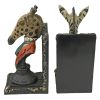 Giraffe & Zebra Bookends