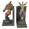 Giraffe & Zebra Bookends