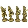 Set Of 4 Musical Ganesha