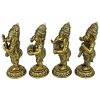 Set Of 4 Musical Ganesha