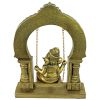 Lord Ganesha On A Swing Statue