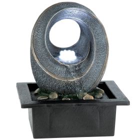 Bubbling Circle Tabletop Fountain