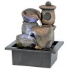 Stone Pagoda Tabletop Fountain