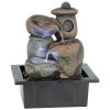 Stone Pagoda Tabletop Fountain