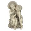 Kissing Kids Boy And Girl Statue