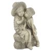 Kissing Kids Boy And Girl Statue